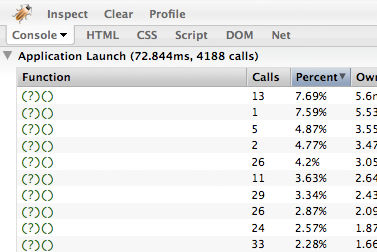 Anonymous functions in Firebug